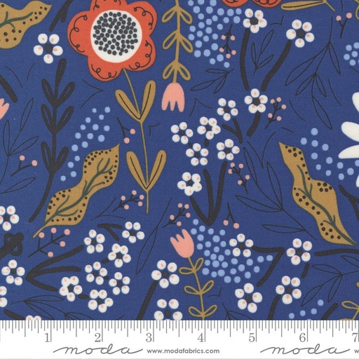 [165645] Moda Fabrics Birdsong by Gingiber Bird Dance 48358 13 Cardinal