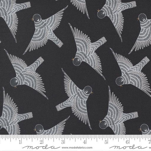 [165669] Moda Fabrics Birdsong by Gingiber Bird Dance 48358 13 Cardinal