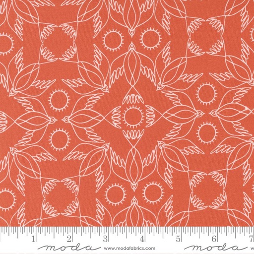 [165653] Moda Fabrics Birdsong by Gingiber Kaleidoscope Bird 48355 13 Cardinal