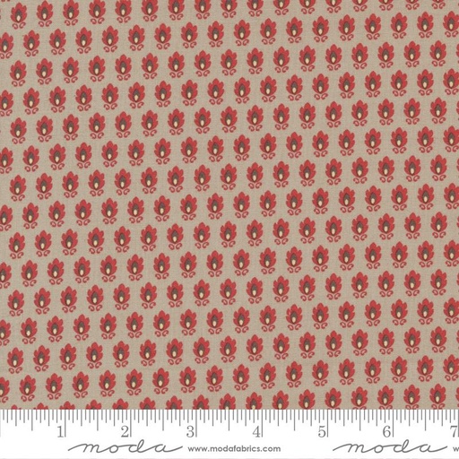 [165955] Moda Fabrics La Grande Soiree by French General Castlenau 13928 15 Roche Faded Red