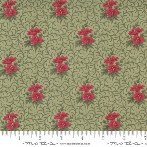 [163935] Moda Fabrics Poinsettia Plaza by 3 Sisters 44295 13 Sage