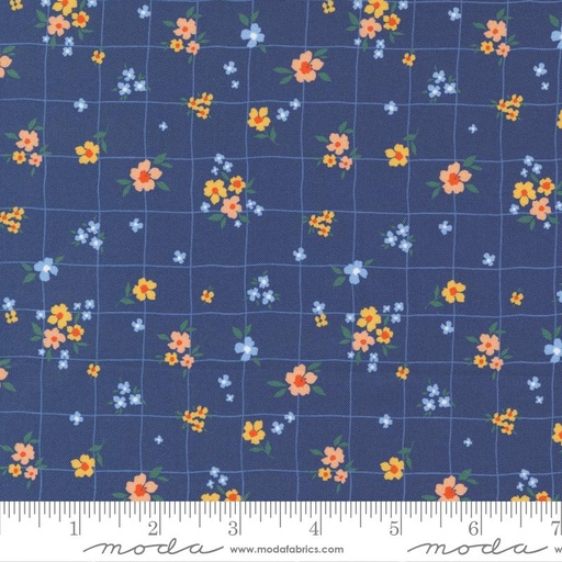 [166656] Moda Fabrics Sundance by Crystal Manning Buttercup 11905 21 Indigo