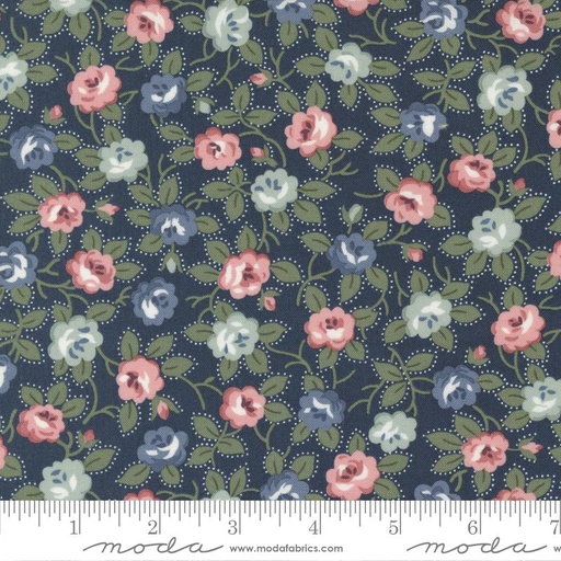 [167106] Moda Fabrics Sunnyside by Camille Roskelley Blooming 55281 12 Navy