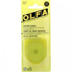 [101079] OLFA 45mm Rotary Blade Refill 5 pack
