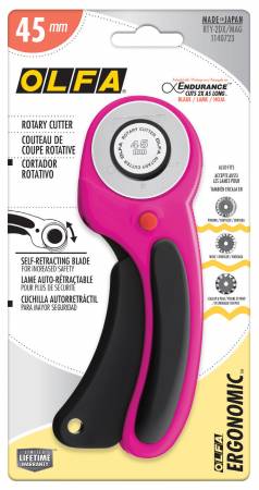 [168212] Olfa Rotary Cutter 45mm RTY 2DX Magenta