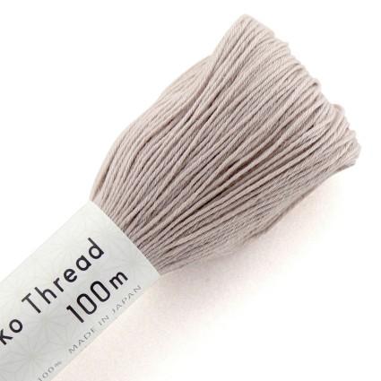 [166913] Sashiko Thread Light Charcoal Brown ST 100S 116