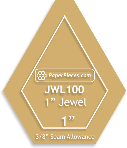 [170041] Paper Pieces 1" Jewel Acrylic Template JWL100 038